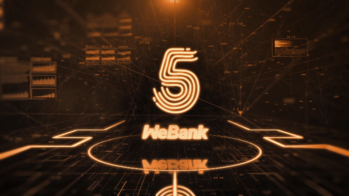 WeBank微众银行五周年纪念奖
